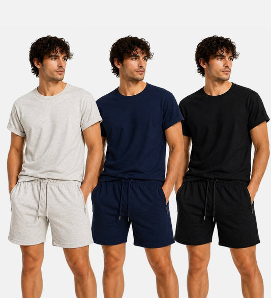 Mens Shorts & Tshirt Set