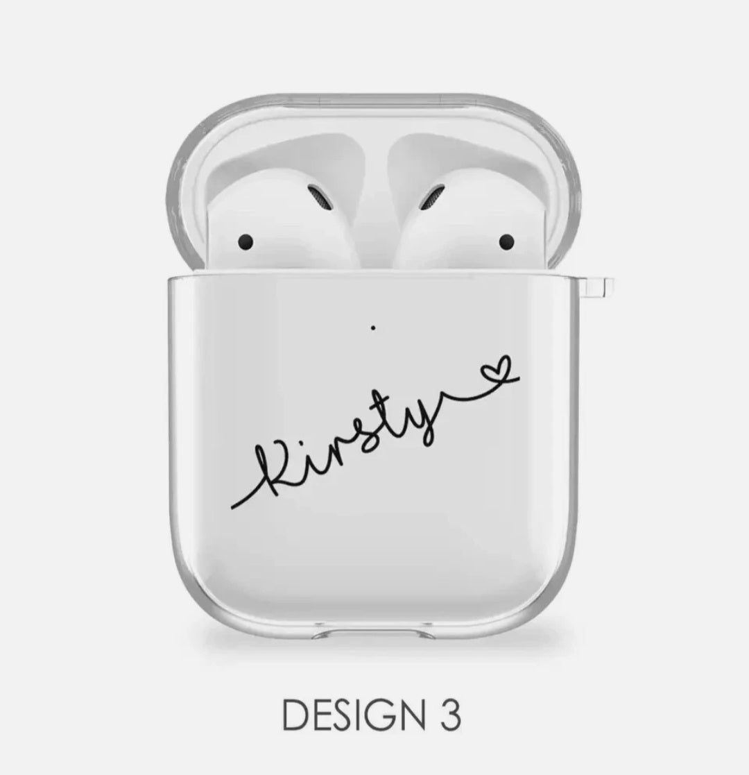 Personalised Silicone Airpods Case
