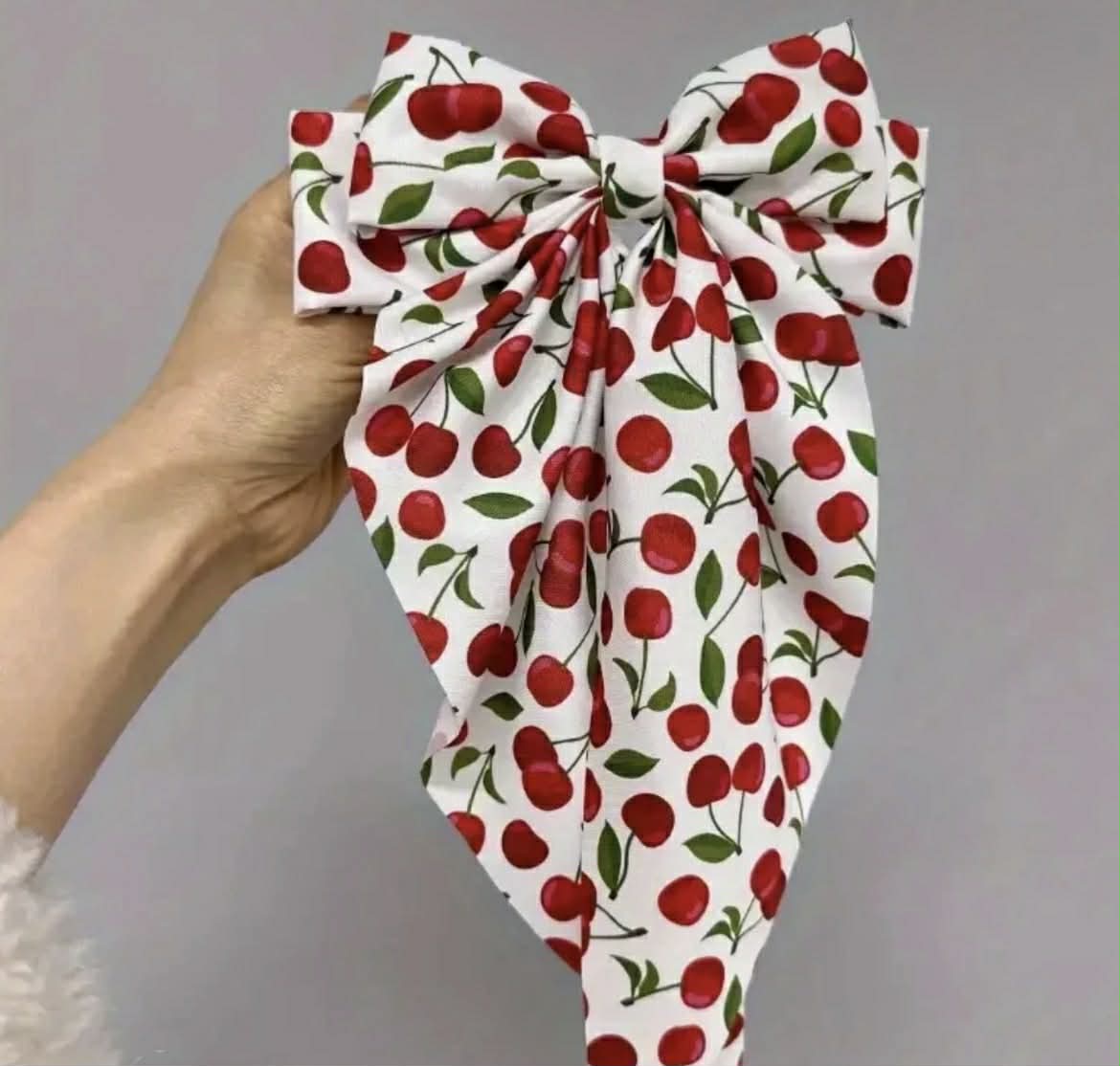 French Big Bow Hair Clip Barrette
