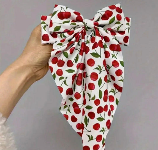 French Big Bow Hair Clip Barrette