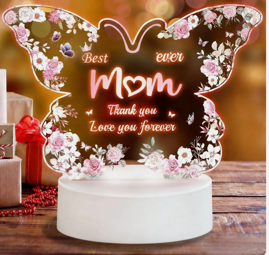 Mum Butterfly Night Light Gift
