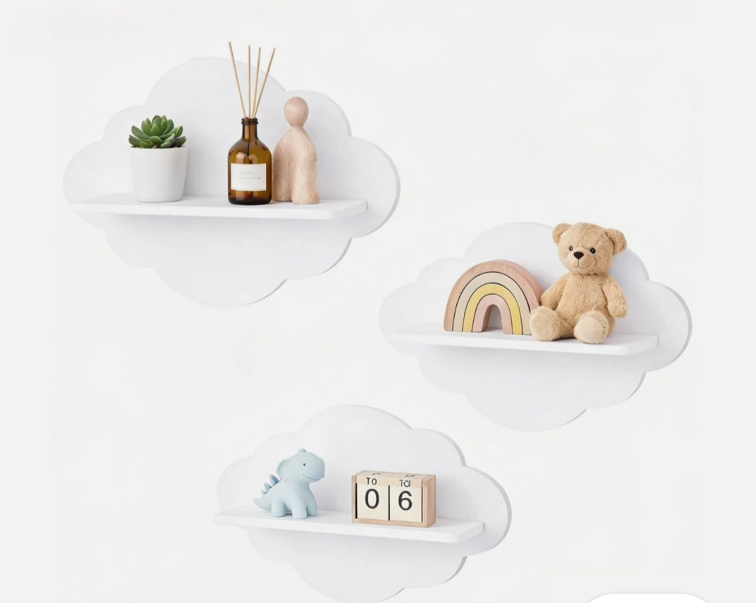 3 Floating Cloud Shelves
