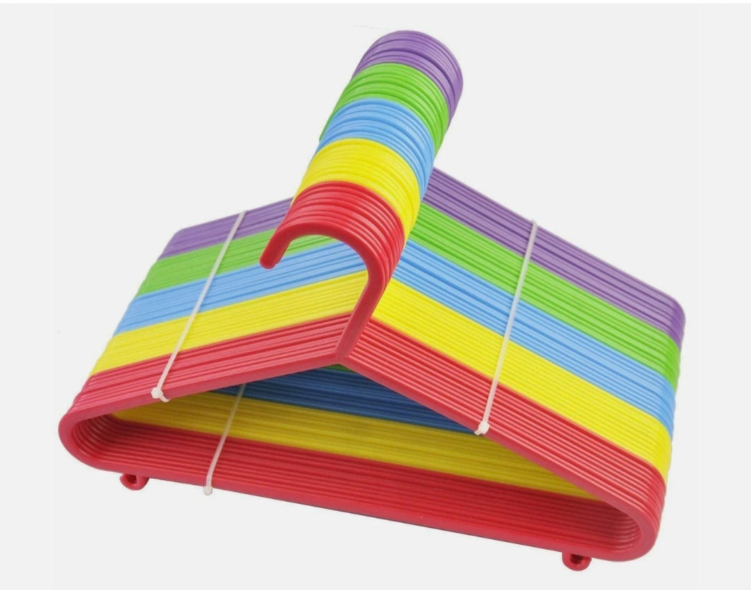 20 Pack Kids Plastic Coat Hangers