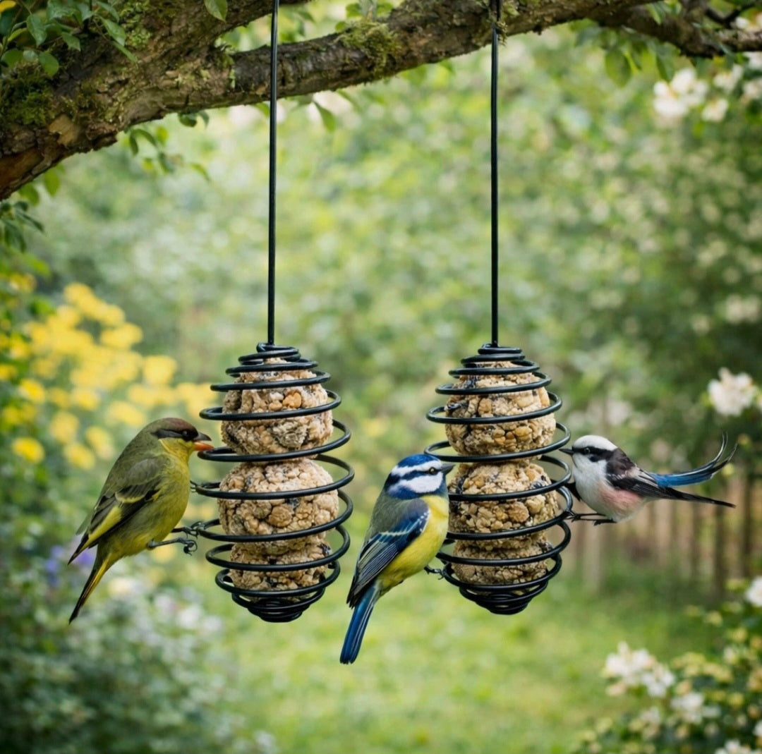 Bird Fat Ball Bird Feeder x2