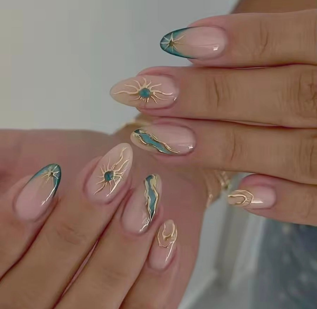 Almond Shaped False Nails 24Pck