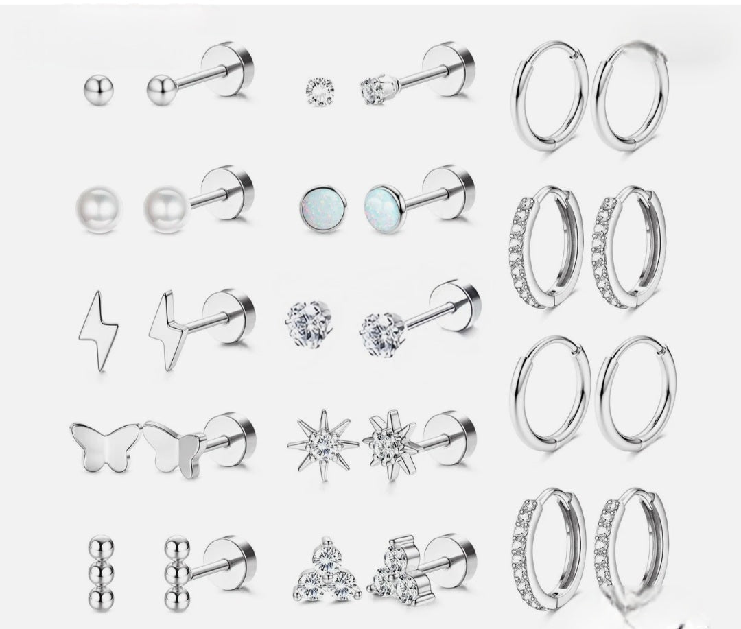 14 Pairs Earrings