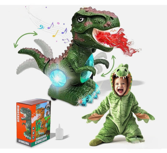 Walking Light Up Dinosaur Toy With Sounds