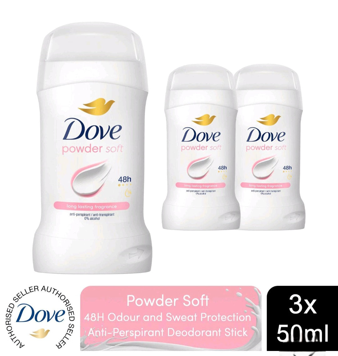 Dove Women Stick Deodrant X 3