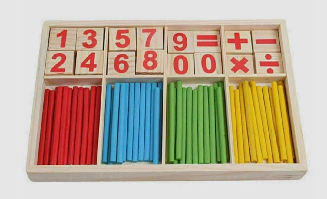 Math Wooden Stick Learning Game