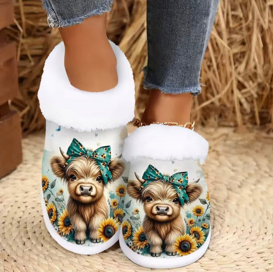 Highland Cow Slippers