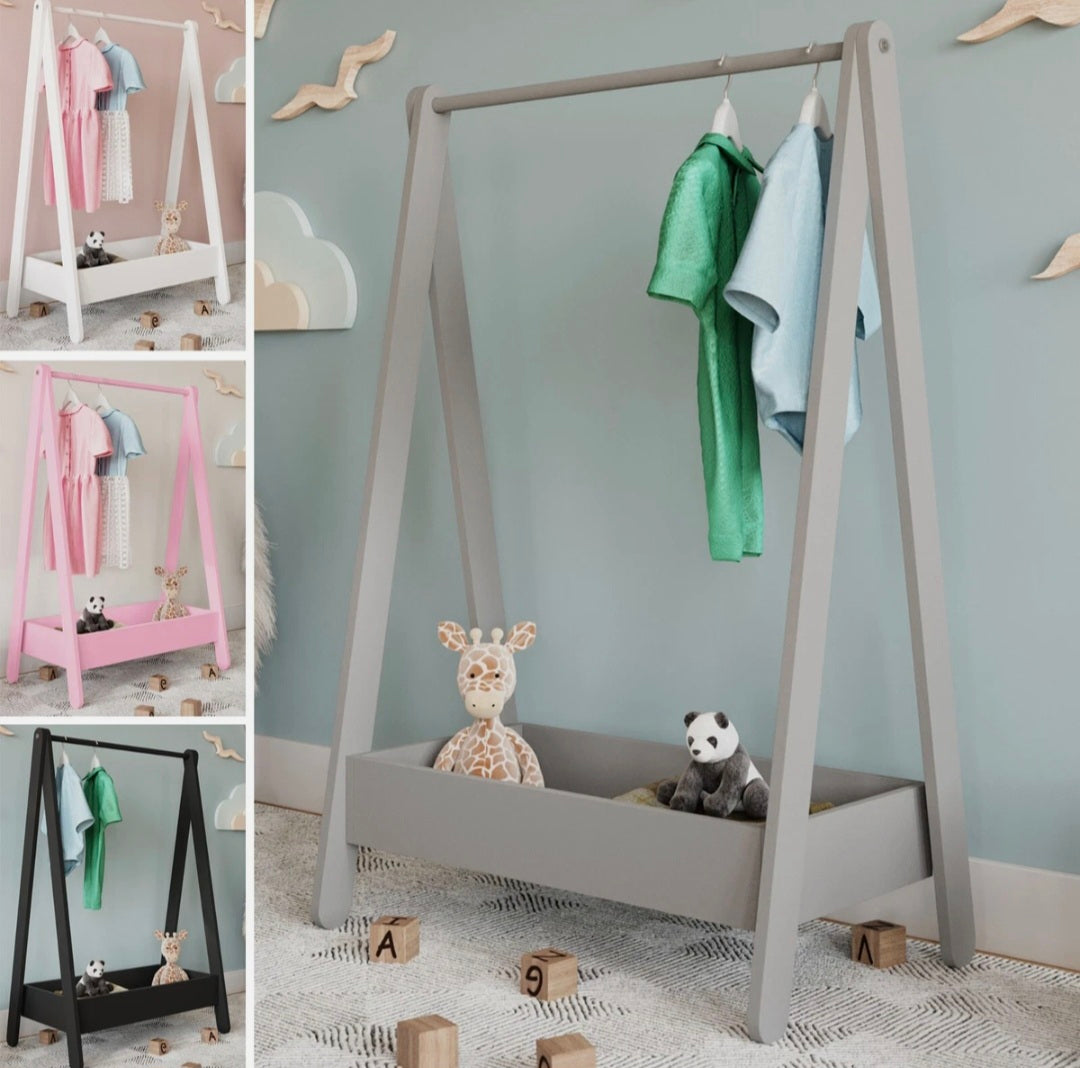 Kids Clothing Rail