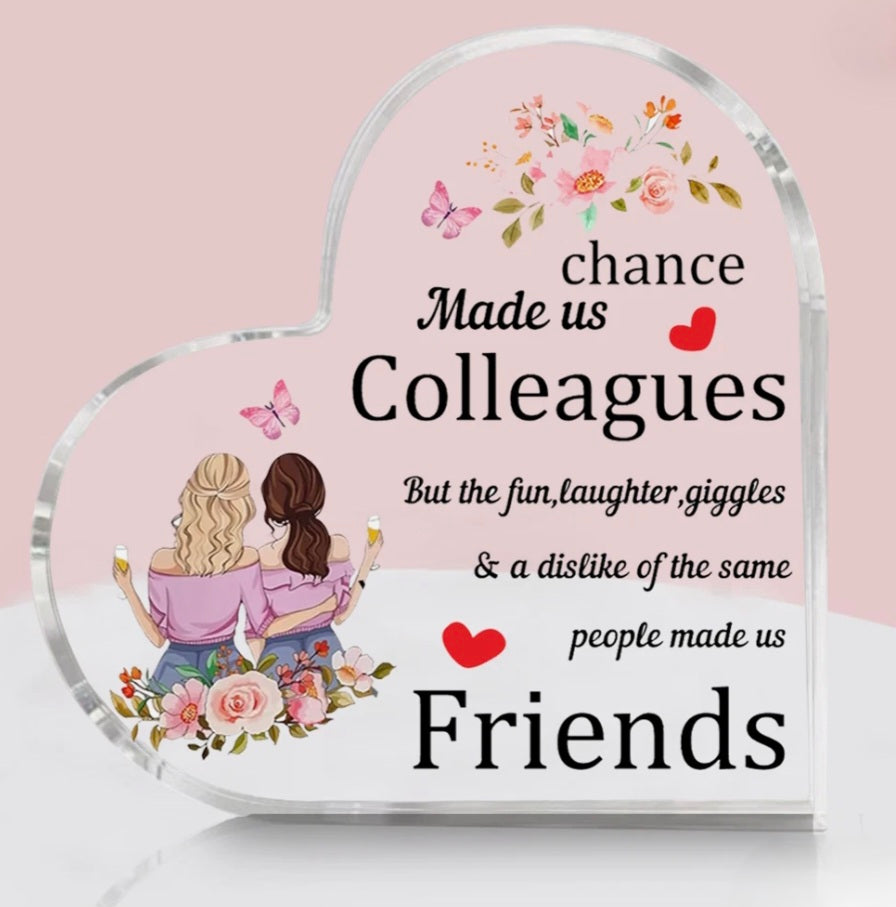 Colleague Leaving Job Plaque