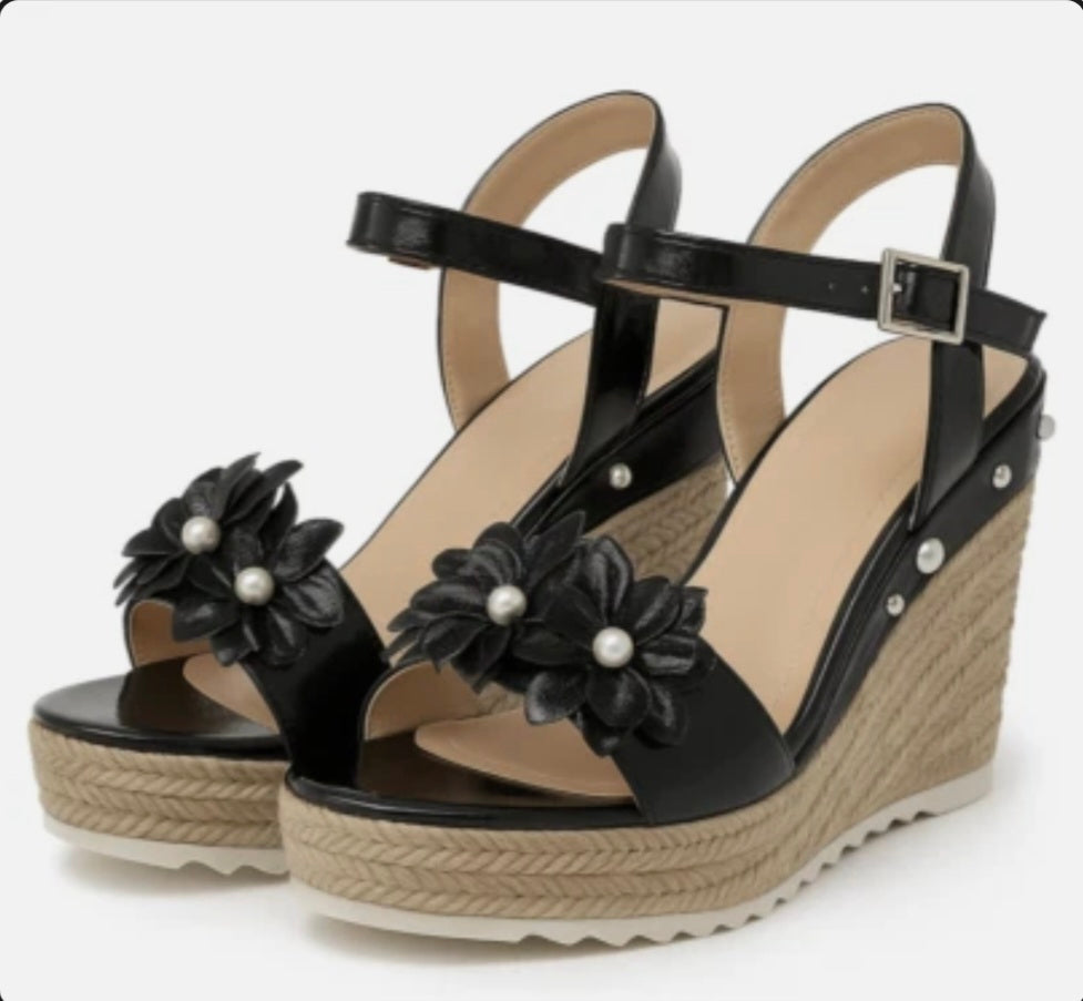 Wedged Open Toe Sandals