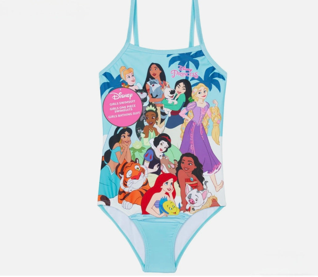 Princess Girls Swimming Costume 2-3 - 7-8 Years