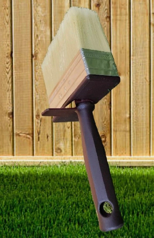 Shed And Fence Paint Brush With Pot Clip